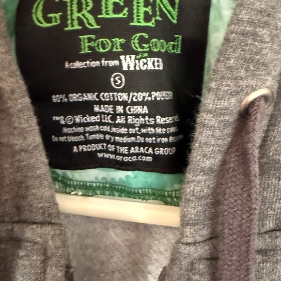 Wicked Musical Hoodie - Defy Gravity - Zipped Hoodie - Size Small - Picture 6 of 8